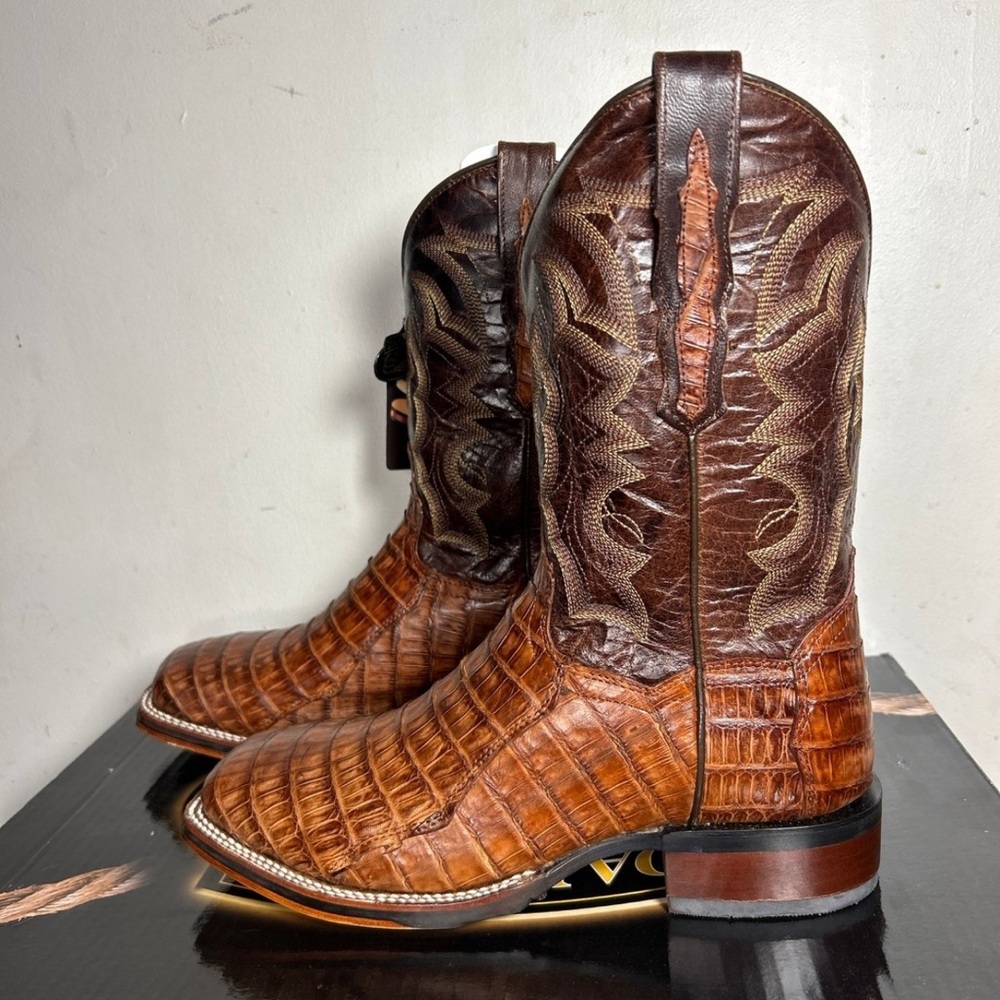 Dan post brown caiman boots 9.5D